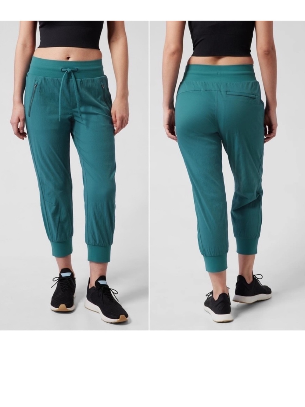 Athleta Trekkie North Crop Jogger in Borealis Green Size 4